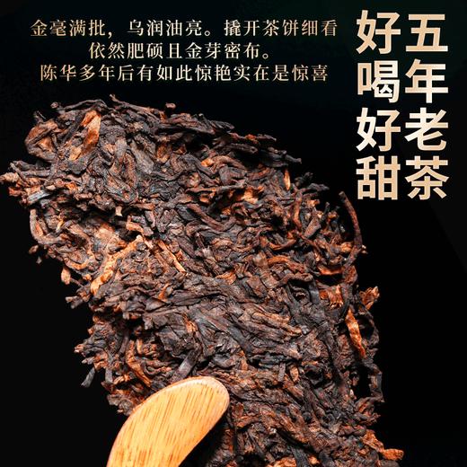 吉顺号15周年纪念饼云南易武古树普洱茶熟茶饼茶叶357g茶饼 商品图2