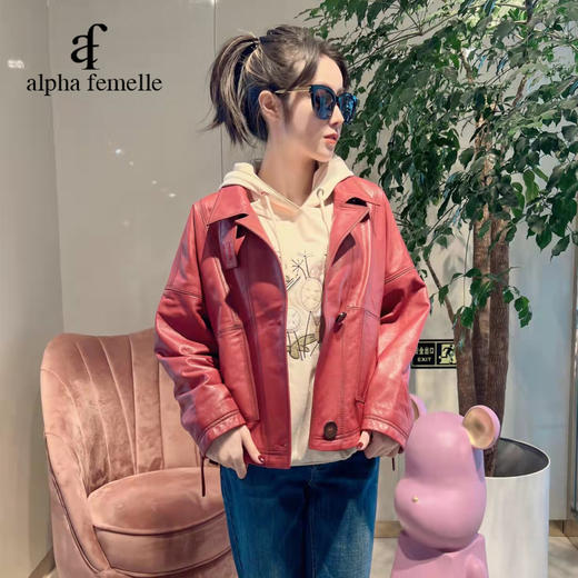 法米拉 女大装皮衣 A1A1XFI21543H 商品图1