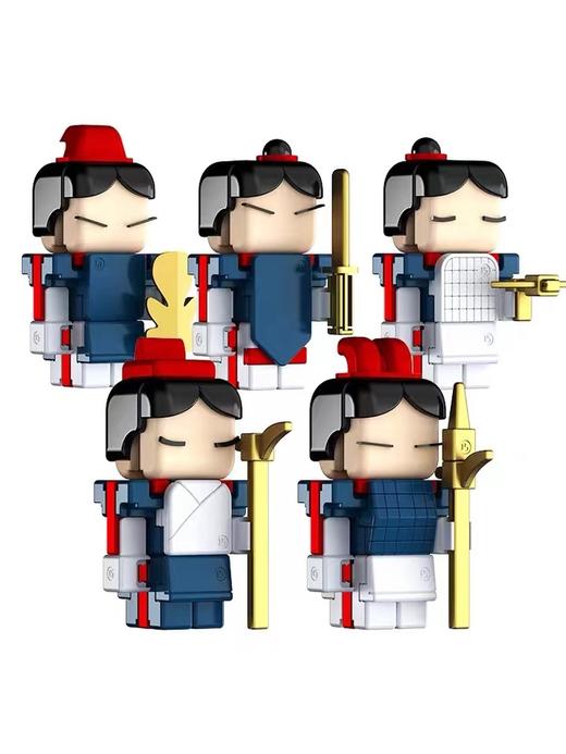 【博物馆文创】巧合积木儿童拼装玩具益智力男女孩秦兵马俑榫卯模型情人礼物盲盒 商品图4