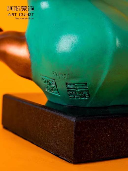 【6F】阿斯蒙迪+吴梁焰创意礼物限量签名艺术青铜雕塑 商品图2