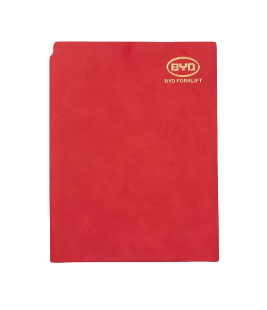 A5商务pu笔记本定制logo简约办公笔记本子带笔插羊巴皮仿皮记事本 商品图2