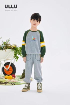【ULLU优露】B8F儿童男童春款卫衣套装