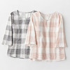 MUJI风 日式纯棉格子睡衣两件套 双层纱 宽松家居服 可外穿 商品缩略图6