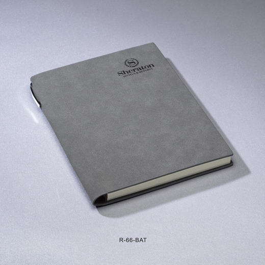 A5商务pu笔记本定制logo简约办公笔记本子带笔插羊巴皮仿皮记事本 商品图6