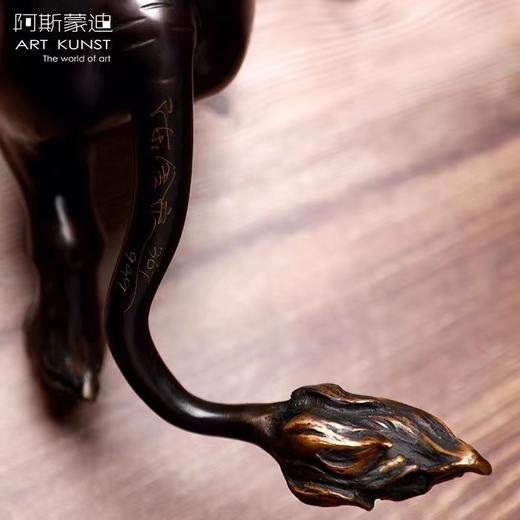 【6F】阿斯蒙迪+陈金庆公牛签名限量艺术品生肖牛纯铜摆件 商品图2