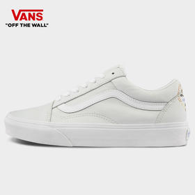 VANS小白鞋花朵印花男鞋女鞋Old Skool低帮板鞋运动鞋VN0A5KRFB5L