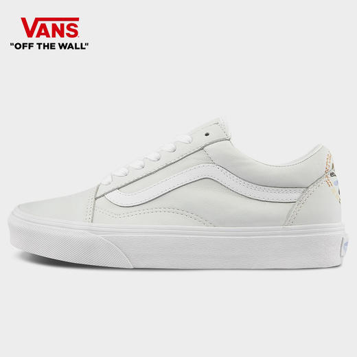 VANS小白鞋花朵印花男鞋女鞋Old Skool低帮板鞋运动鞋VN0A5KRFB5L 商品图0