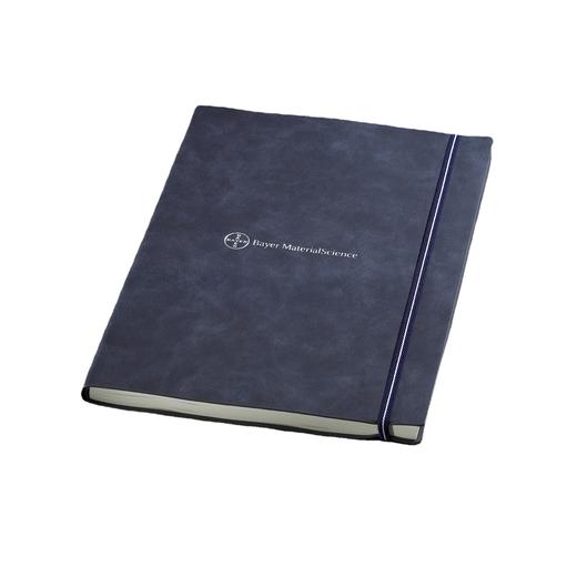 简洁平装松紧带商务办公文具仿皮记事本礼品a5笔记本子定制logo 商品图1