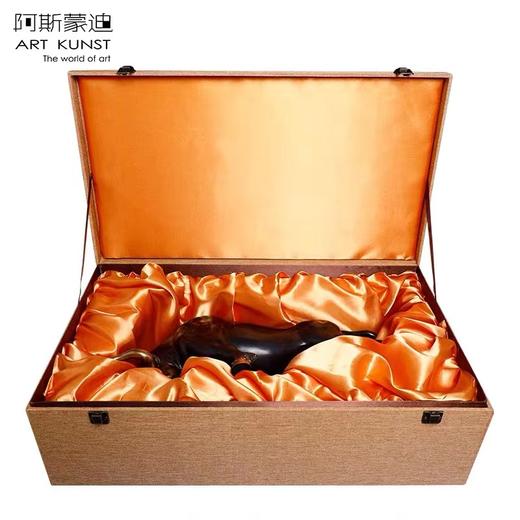 【6F】阿斯蒙迪+陈金庆公牛签名限量艺术品生肖牛纯铜摆件 商品图3