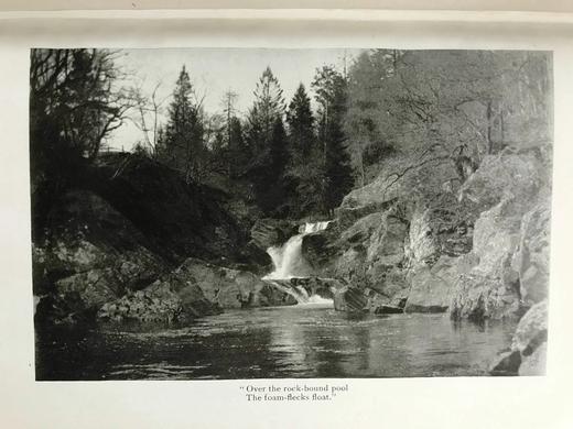 1922年 湖畔溪边：垂钓札记 16幅插图 布面精装 商品图6