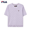 FILA斐乐女子短袖2022年夏季新品时尚简约休闲百搭编织衫上衣F11W221401F 商品缩略图4