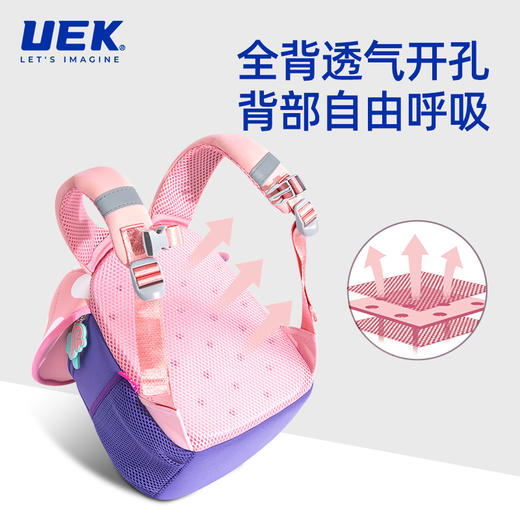uek书包儿童幼儿园3-5岁可爱背包女孩男童小书包蘑菇包儿童双肩包 商品图2