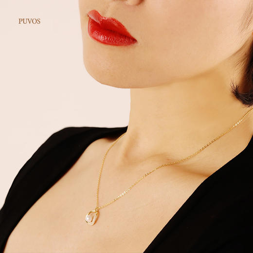 预售|PUVOS普沃斯新款 复古天然zhen珠轻奢5A锆石镶嵌时尚气质百搭高级感项链 .潮快闪[福利品] 商品图3