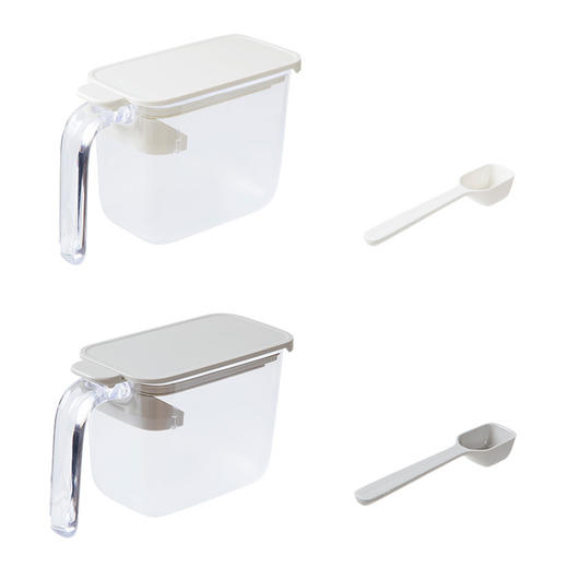 MARNA日本进口调料罐家用厨房糖盐味精调料盒调味罐盐罐370ml 商品图4