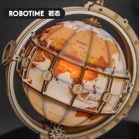 【半山书局】B14F丨若态若客手工3d立体世界地图积木