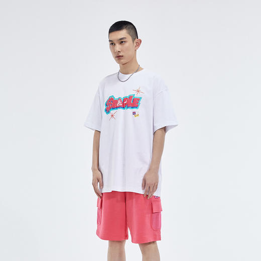 FunX STAPLE潮牌秋季时尚休闲宽松圆领短袖T恤纯棉半袖 商品图0