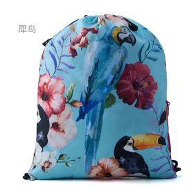 外交官时尚双肩束口包