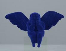 蓝色植绒天使 商品图0