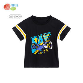 贝贝怡儿童短袖t恤夏季上衣男中小童衣服薄款宽松休闲夏装洋气潮