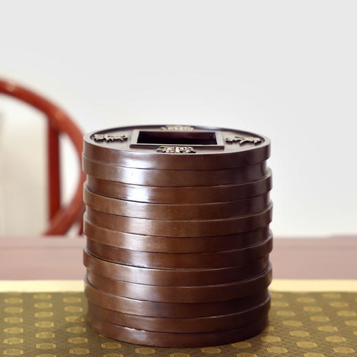 聚宝盆 日进斗金 圆柱形小号 商品图2