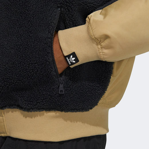 Adidas阿迪达斯三叶草夹克男装2021冬季新款运动休闲外套HC0374 商品图2