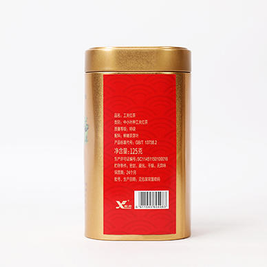 【第2件0元】川茶集团 特级工夫红茶 浓香型 金罐装 125g/罐 商品图6