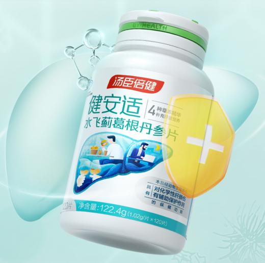 【效期26年5月】健安适水飞蓟葛根丹参片彩盒装（120片） 商品图0