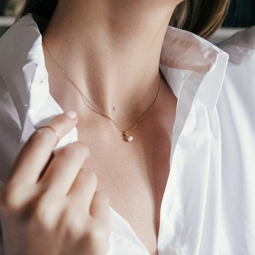 北京仓｜ Monsieur-Tia-珍珠 项链［法国设计师］ 商品图0