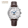 宇联（UNION GLASHÜTTE）德国手表月相 贝利士系列 小牛皮男士机械计时码表 D009.425.16.017.10 商品缩略图0
