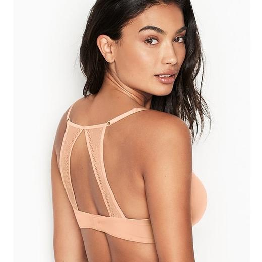 维*蕾丝美背内衣套装 光面无钢圈立体杯型性感文胸&内裤套装 清仓不退不换 商品图4