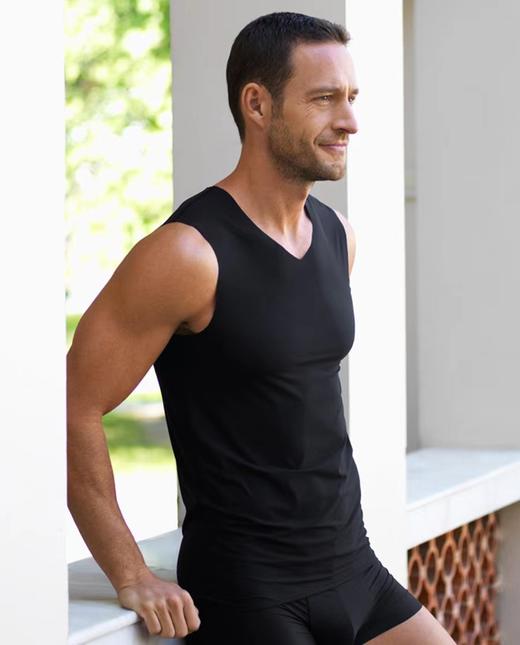 4F爱慕先生宽肩莫代尔背心式上衣 商品图1