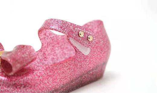 韩国Ozkids 闪粉蝴蝶结果冻鞋 商品图3