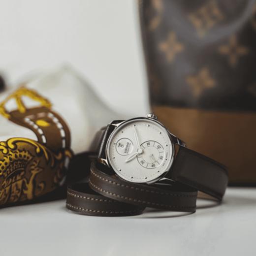 宇联（UNION GLASHÜTTE）德国手表 赛丽丝系列小牛皮女士小秒针自动机械腕表 D013.228.16.021.00 商品图2