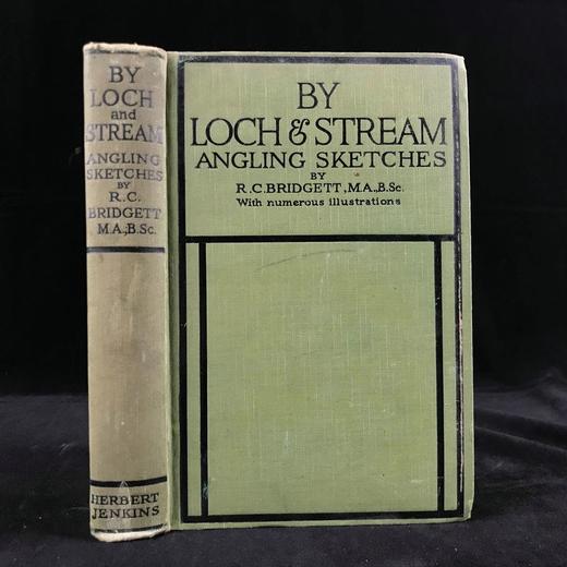 1922年 湖畔溪边：垂钓札记 16幅插图 布面精装 商品图0