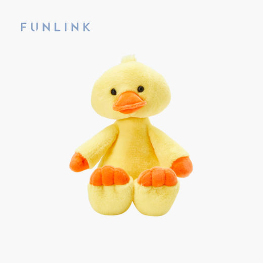FUNLINK蓝色柔软精致安抚动物小猪小鸭小熊公仔毛绒玩偶情侣玩具61IK0540 商品图4