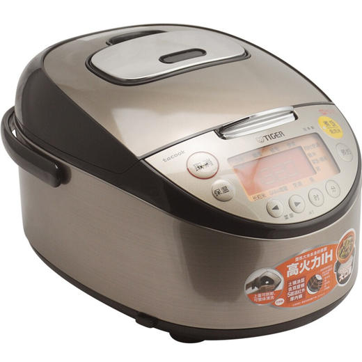 【6F】虎牌（TIGER）日本原装进口IH多功能智能电饭煲土锅涂层JKT-S10C 3L 黑色(KZ) 商品图1