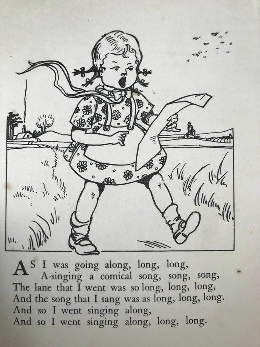 2页彩色立体插图！约20世纪早期 老歌谣与新故事 配插图 精装大32开 商品图6