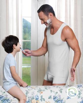 4F爱慕先生莫代尔背心式上衣