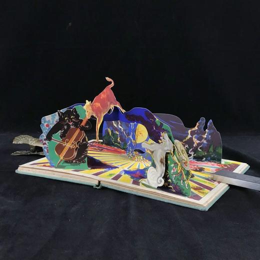 2页彩色立体插图！约20世纪早期 老歌谣与新故事 配插图 精装大32开 商品图3