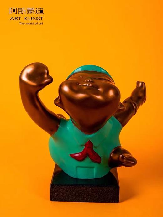 【6F】阿斯蒙迪+吴梁焰创意礼物限量签名艺术青铜雕塑 商品图4