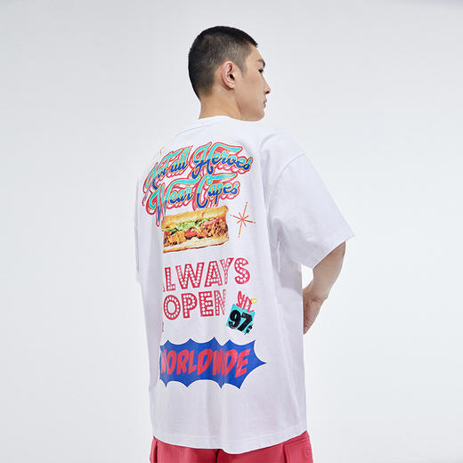 FunX STAPLE潮牌秋季时尚休闲宽松圆领短袖T恤纯棉半袖 商品图3