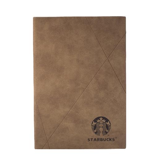 简洁裱贴款压印花PU笔记本子定/制logo办公商务平装A5记事本礼品 商品图1