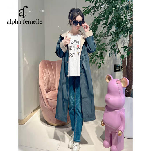 法米拉 女大装风衣 A1A1XFF11473  商品图0
