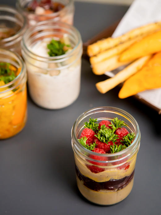 【自制美食】露杰鹅肝慕斯配低温樱桃及新鲜树莓 Foie Gras Mousse with Cherry and Berry confit 145g 商品图1