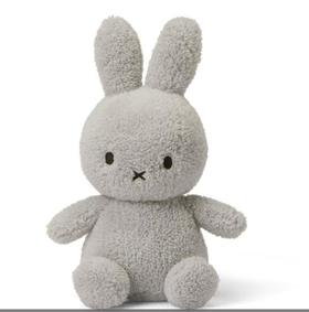 荷兰Miffy米菲兔厚绒浅灰色33cm