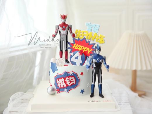 男孩款 奥特曼 星星 翻糖名牌 商品图1