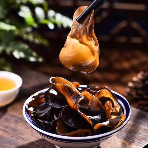 食在有方东北有机黑木耳干货特产耳肉厚无根干木耳160g 商品图5