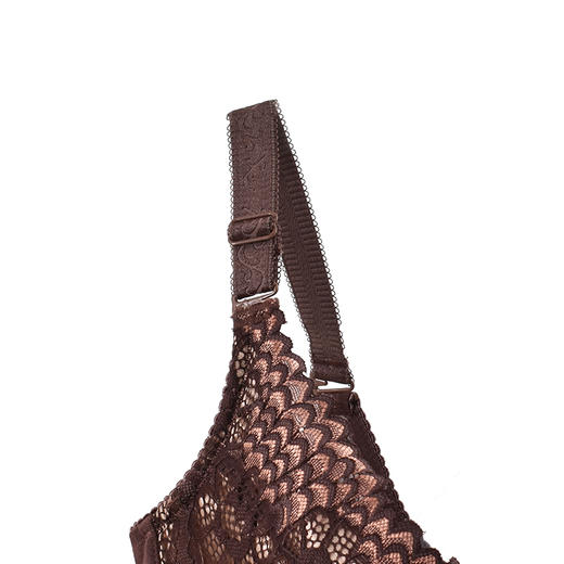 皇家丽美大胸显小薄杯调整型内衣收副乳聚拢文胸W101-1 商品图4