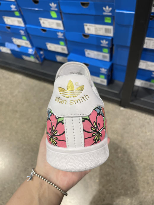 半价¥520！Adidas阿迪达斯三叶草 限量花朵款🌺女款小白鞋 商品图3