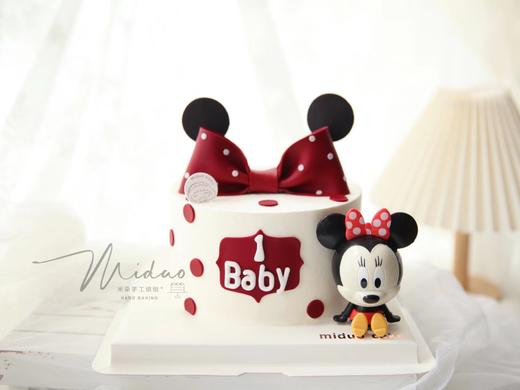 女孩款 Disney米妮 红色波点蝴蝶结 BABY 商品图0